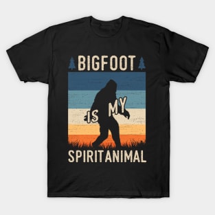 Bigfoot Is My Spirit Animal T-Shirt